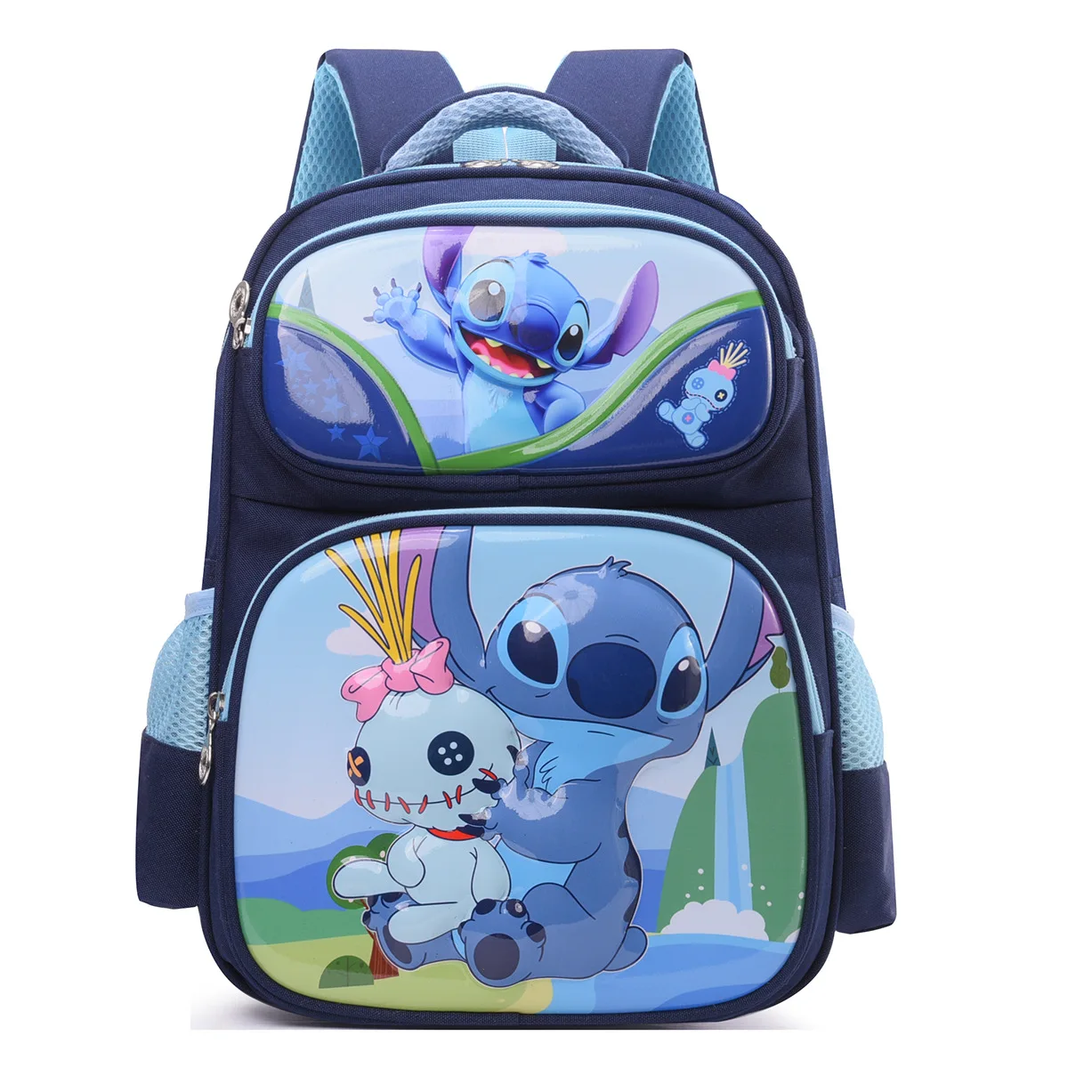 Disney Princess School Bag For Boy Girl Grade 1-3 Spider Man Primary Student Shoulder Orthopedic Backpack Large Capacity Mochila