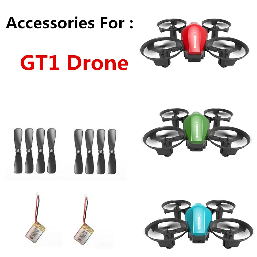 GT1 Drone Part 3.7V 260mAh Battery/ Propeller Blade/ For Drone GT1 Accessories GT1 Battery