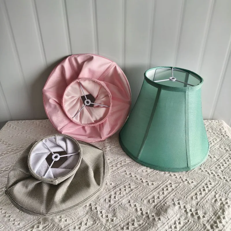 

17x33x24cm Modern European Style Lamp Shades Lamp Shades Clip on Bulb for Chandelier French Country White Chandelier Lampshade