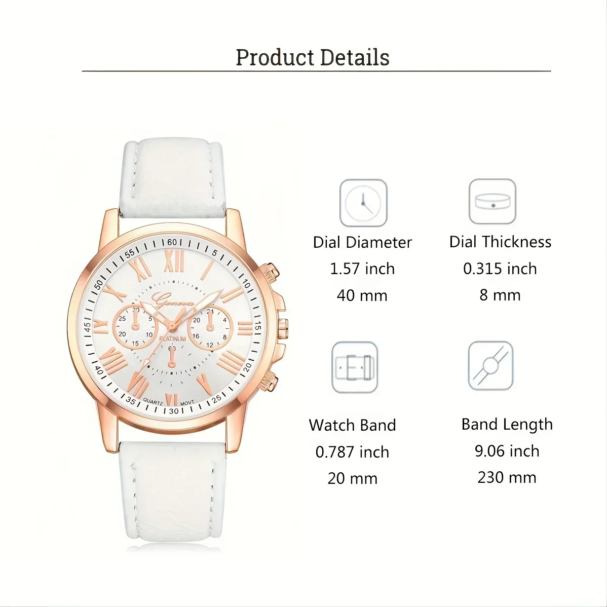 Reloj de cuarzo de oro rosa Multicolor para Mujer, relojes circulares de temperamento Retro artístico para Mujer