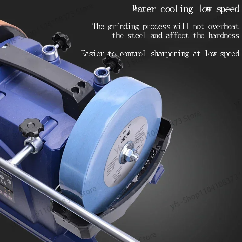 Low-Speed Water-Cooled Knife Sharpener Woodworking Grinding And Polishing Integrated Electric Desktop Knife Sharpener