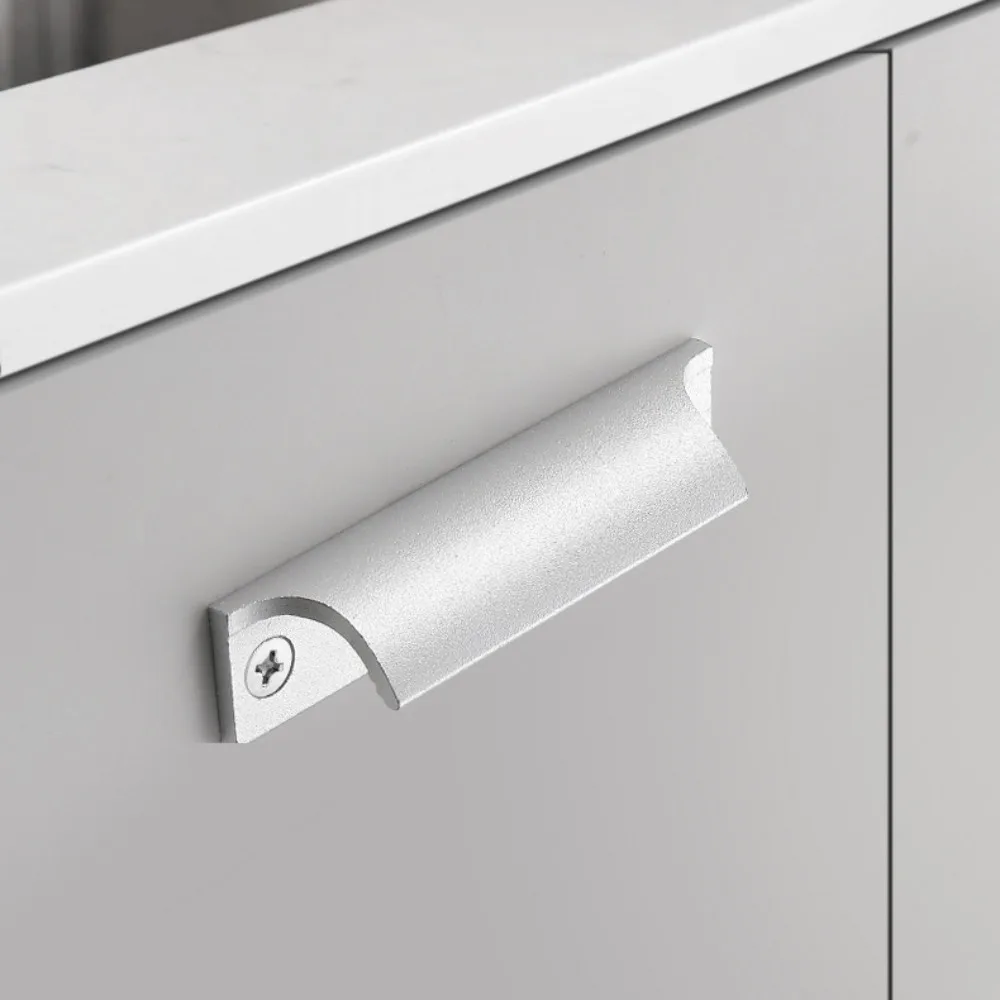 New Aluminum Alloy Door Handle 90/120mm Hardware Casement Window Handle Multifunctional Punching holes Exposed Handle Cabinet