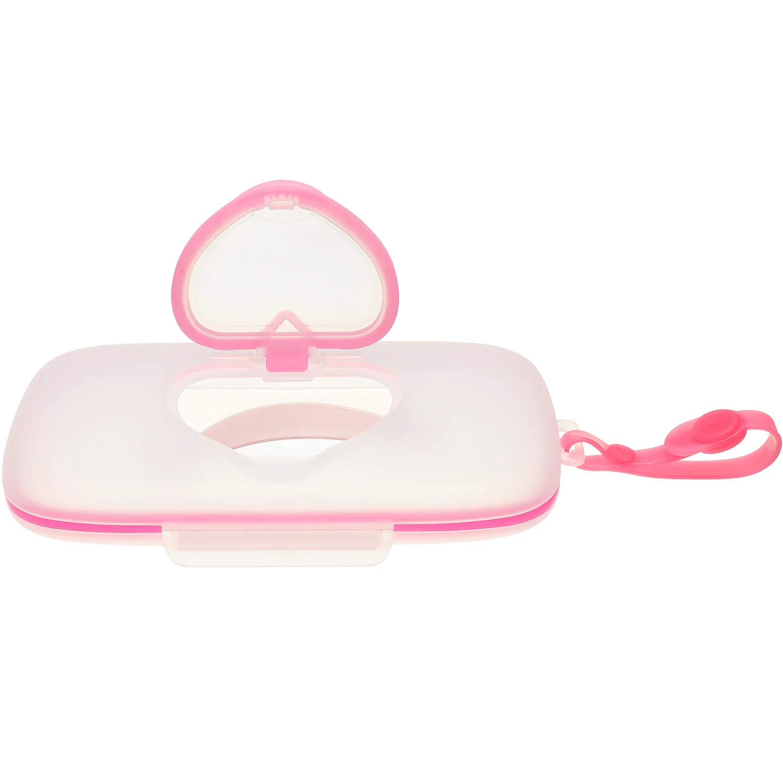 

Portable Baby Wipes Dispenser Holder Travel Case Outdoor Refillable Wet Tissue Box White Easy Sealing Hand Strap