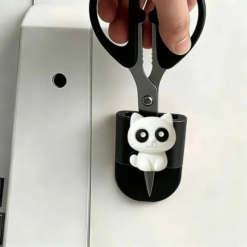 1/2/4pcs Sewing Machine Scissor Storage Box With Adhesive Backing Versatile For Storing Scissors, Tweezers, Thread Cutter Holde