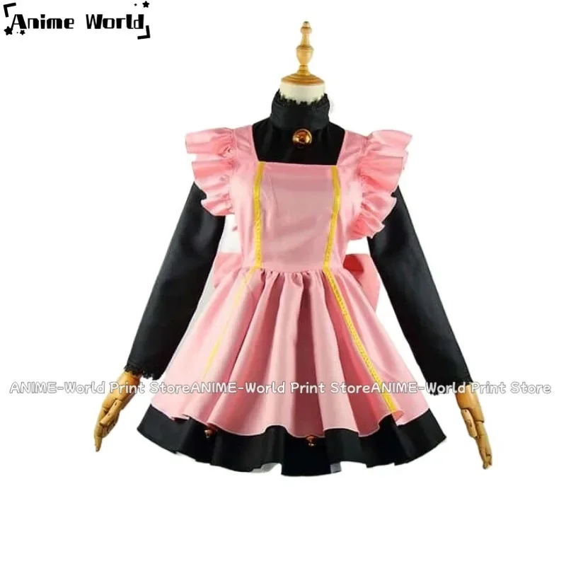 

《Custom Size》Unisex Anime CardCaptor Sakura Sakura Kinomoto Maid Cosplay Costumes Outfit Halloween