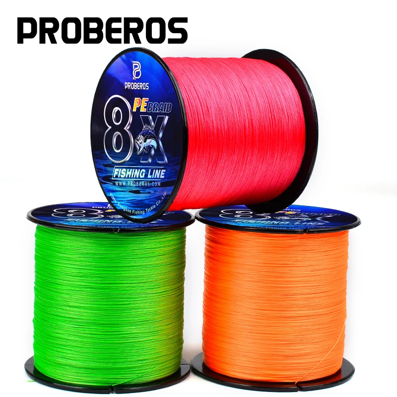 

PROBEROS 300m Braided Fishing Line Zero Stretch Anti-Bite Performance 8-Strand Multi-Tuf Braid Saltwater Freshwater Fishing Line