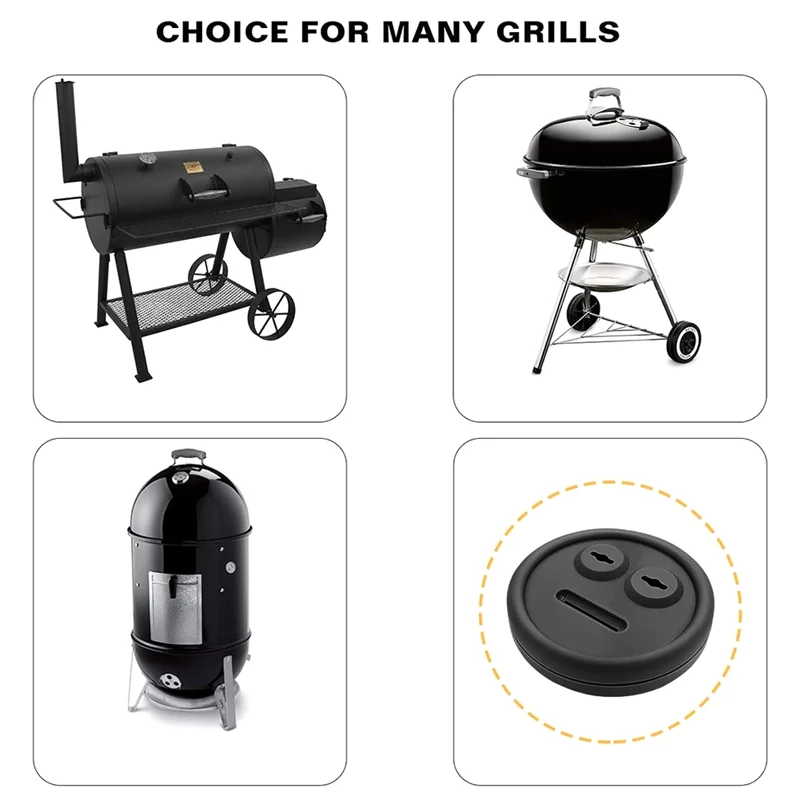 Paquete de PZHI-5 ojal de sonda para termómetro de carne para parrillas para Weber 85037 accesorios de repuesto para cocinas de montaña ahumadas