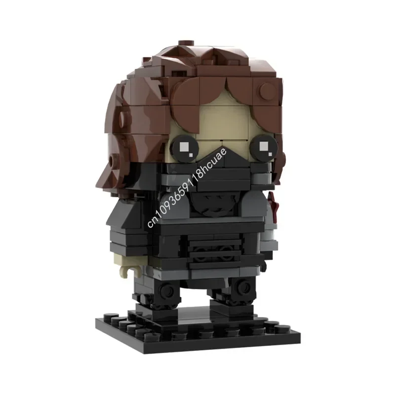 Winter Soldier Bucky Barnes Brickheadz – 211-Piece Custom Hero Model Moc Building Blocks For Education & Birthday DIY Toys Gift