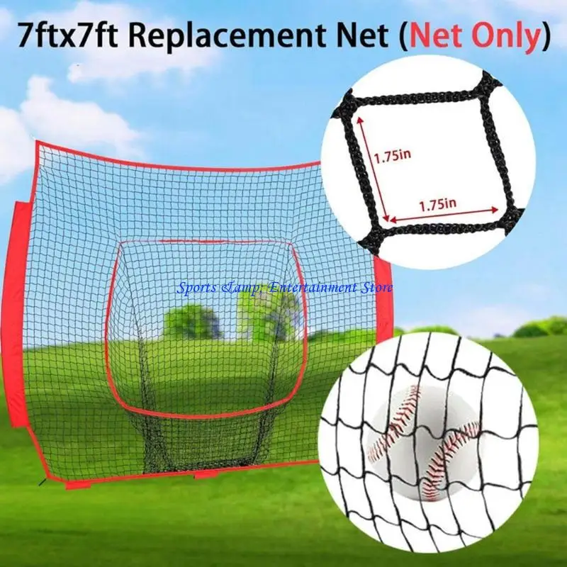 

G7NF 7x7ft Baseball Softball Practice Neat Nylon Heavy Duty Setting Rebounds Training Buffle -Chelot для внутреннего на открытом