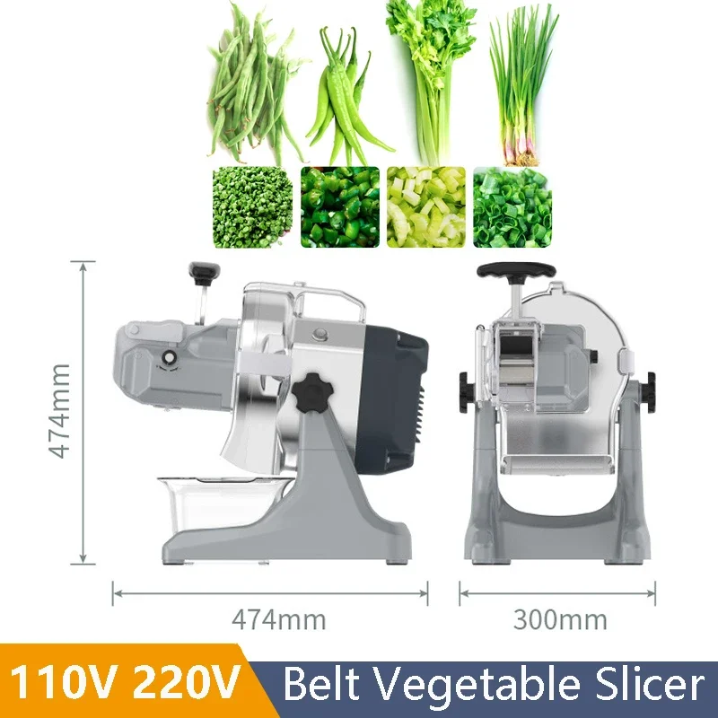 Desktop Mini 1-5mm Vegetable Chopping Slicer Machine For Cilantro Leek Chives Multi-functional