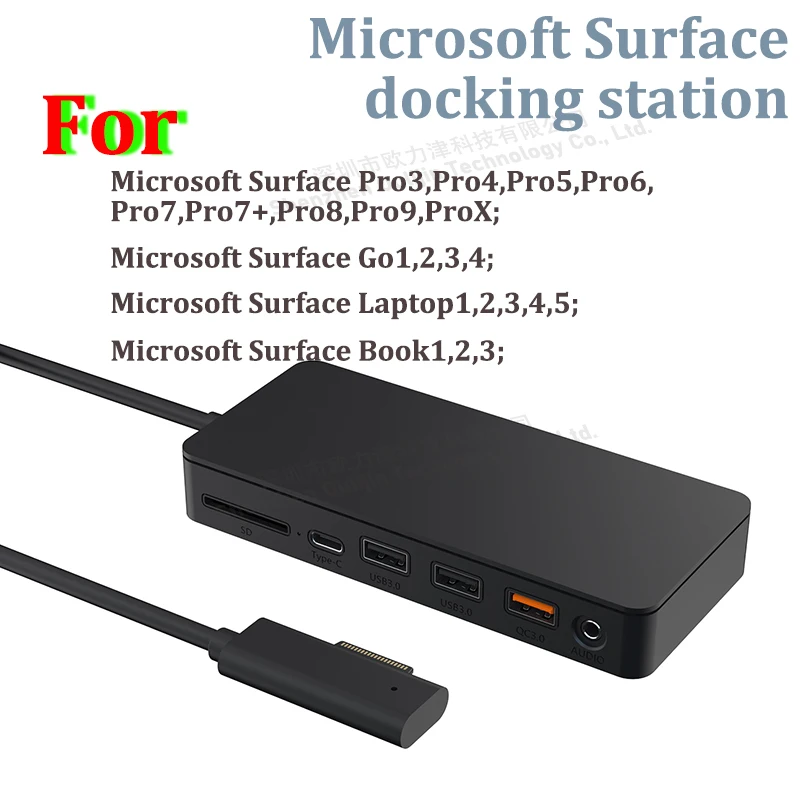 Imagem -02 - Mst Hub Usb Connect Dock 2x Hdmi Mini dp 4k 60hz para Microsoft Surface Pro Surface Book Surface go Surface Acessórios para Laptop