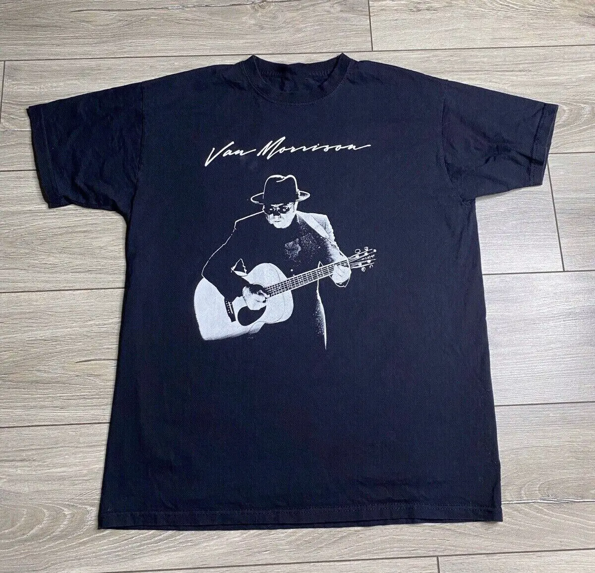 

Vintage Guitarist VAN MORRISON Concert Tour Shirt Black Unisex S-5XL NE2597