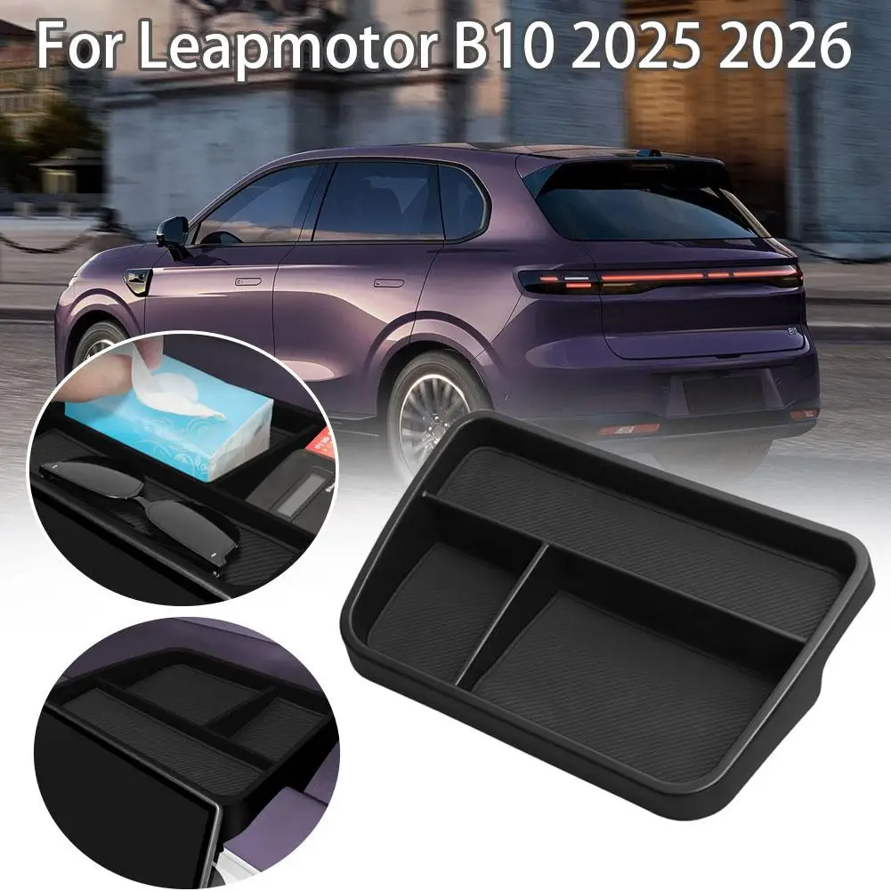 

Для Leapmotor B10 2025 2026, аксессуары для центрального экрана управления, ящик для приборной панели, ABS, задний лоток для хранения автомобиля, интерьер Z9C7