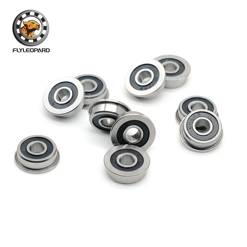 

10PCS F605RS 5x14x5mm Miniature Ball Bearing Rubber Sealed RS Single Side for RC Car Drone Fan Motor