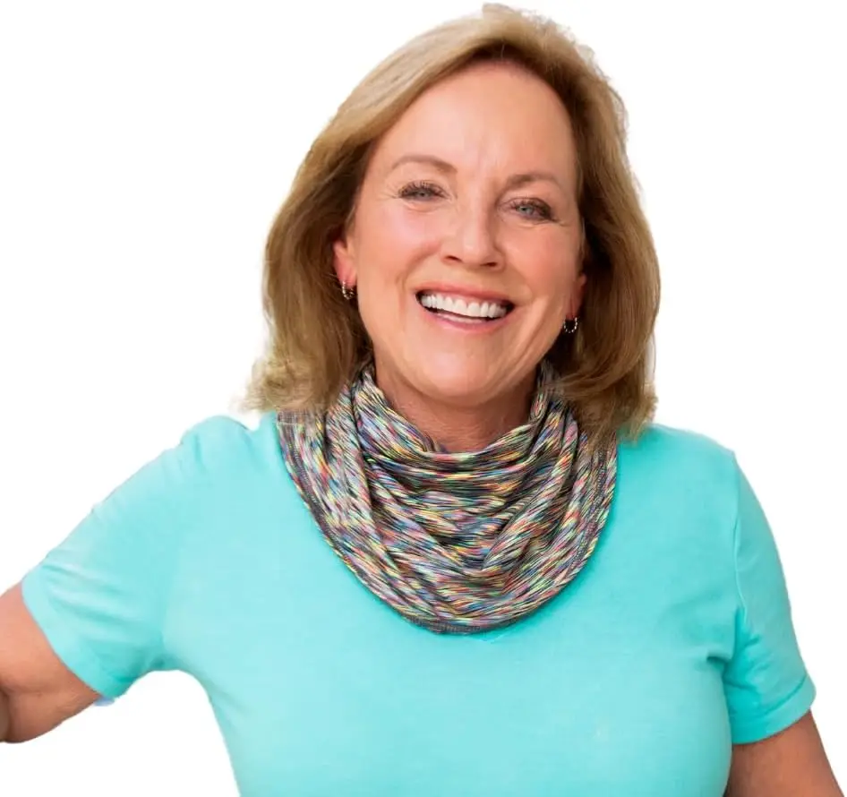 

UPF 50+ Reversible Neck Gaiter, Lightweight UV Protection Scarf for Travel, Made in USA