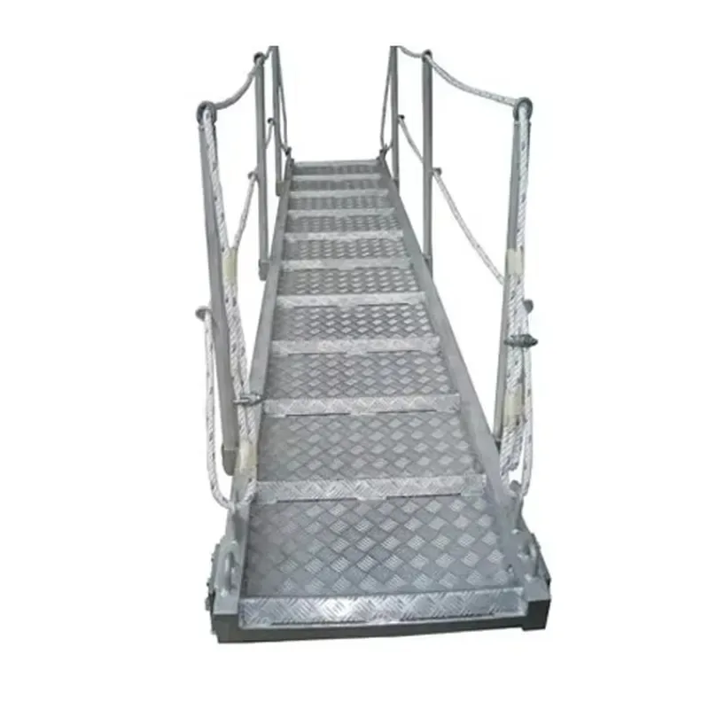 Lightweight Heavy Duty Non Slip Steel Aluminum Folding Marine Gangway Door Ladders Suitable for Ships