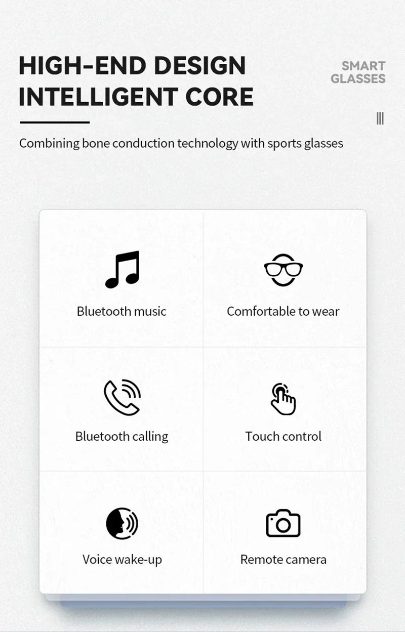OnePlus AI Smart Glasses Music New Bluetooth Call Voice Assistant Touch Control Fashion Sunglasses Outdoor For Men Women
