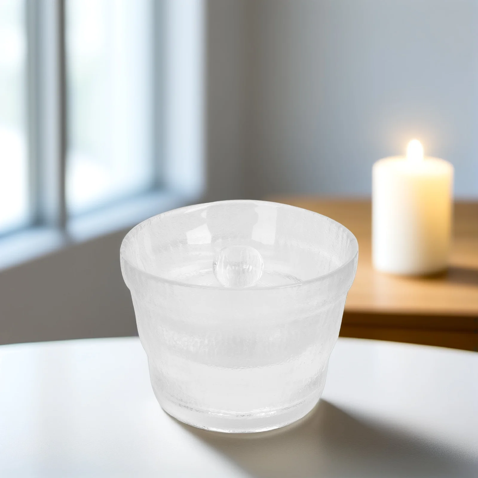 Compact Glass Traditional Fermenting Jar Airtight Lid Easy Clean Pickles Can Sturdy Safe Food Storage No Burrs