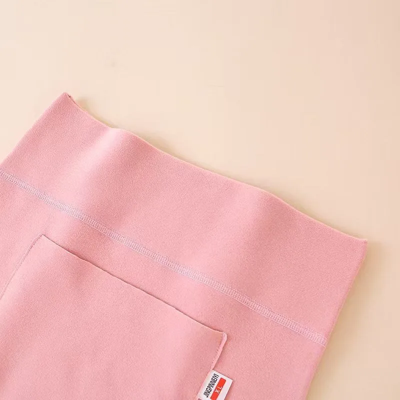 Bragas térmicas cálidas de invierno para mujer, ropa moldeadora con Control de barriga, ropa interior de levantamiento de glúteos, forro polar suave de doble cara