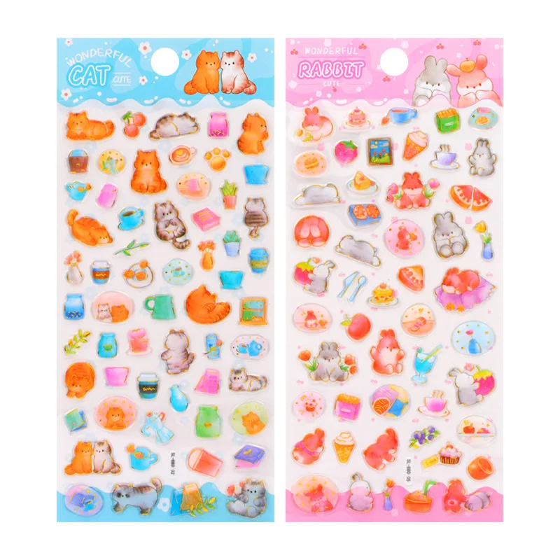 100 stücke kawaiii Briefpapier Aufkleber niedlichen Lebewesen Tagebuch Planer dekorative mobile Aufkleber Scrap booking DIY Handwerk Aufkleber