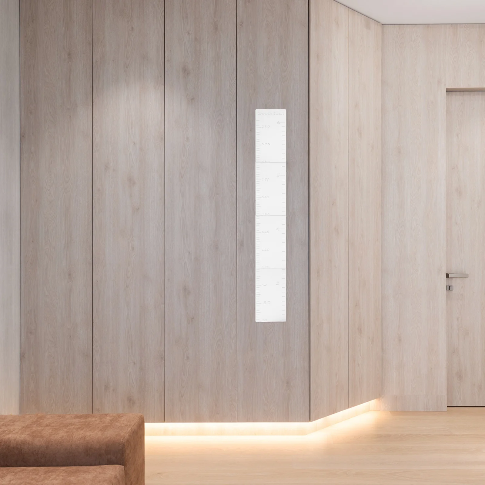 

1Set Acrylic Height Chart Wall Sticker Mirror Kids Growth Ruler Decorative Transparent Home Decor Wall Mirror Decal