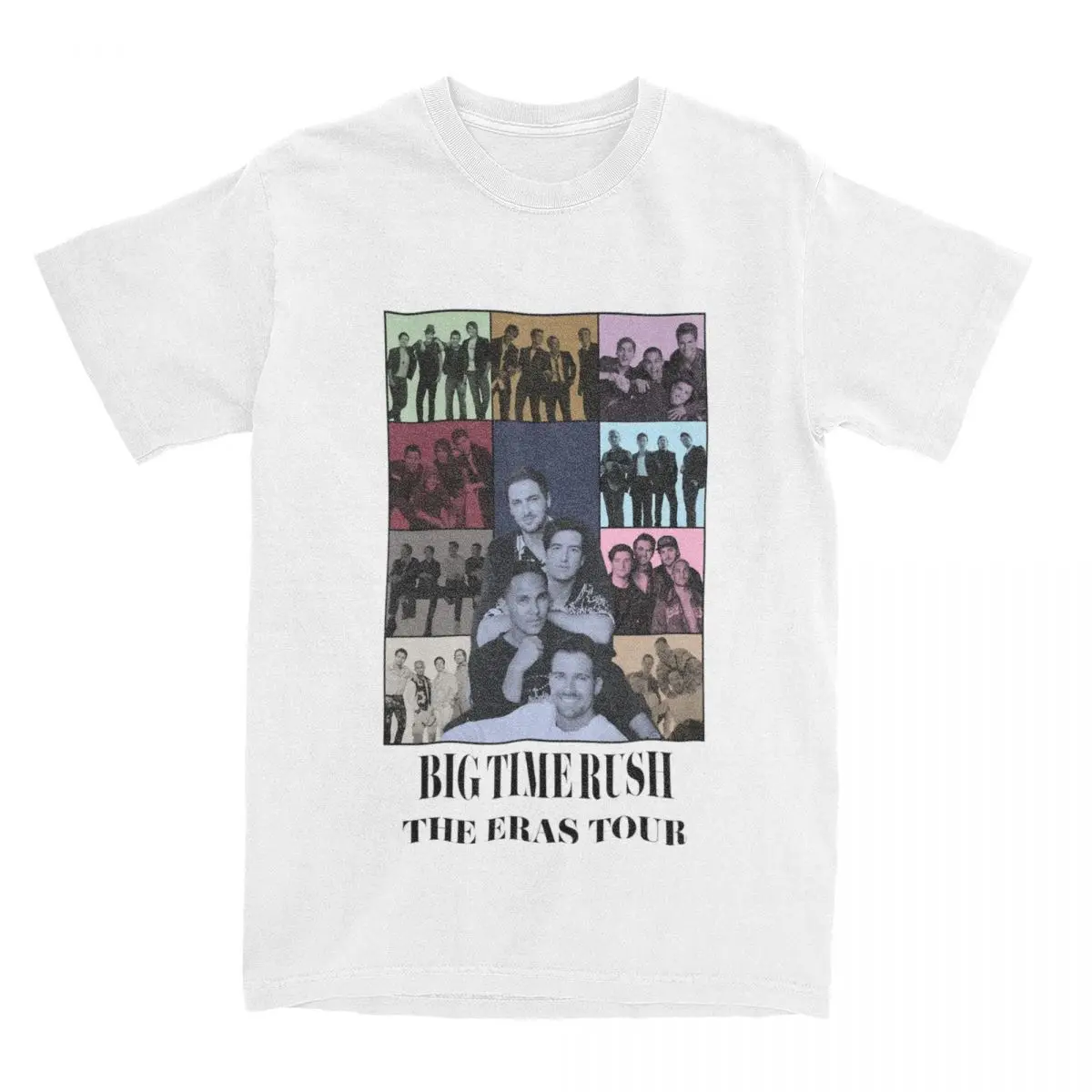 Men Women's Big Time Rush Eras Tour Shirt Merch Pure Cotton T-shirt Clothing Funny Tee Shirt All Seasons