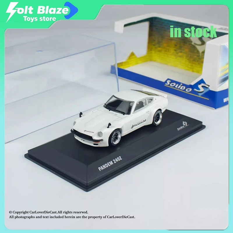 

Модель автомобиля Solido 1/43 DATSUN 240Z Rocket Bunny 1973, литая под давлением, из сплава, коллекционная, имитационная, для детей, игрушка, подарок