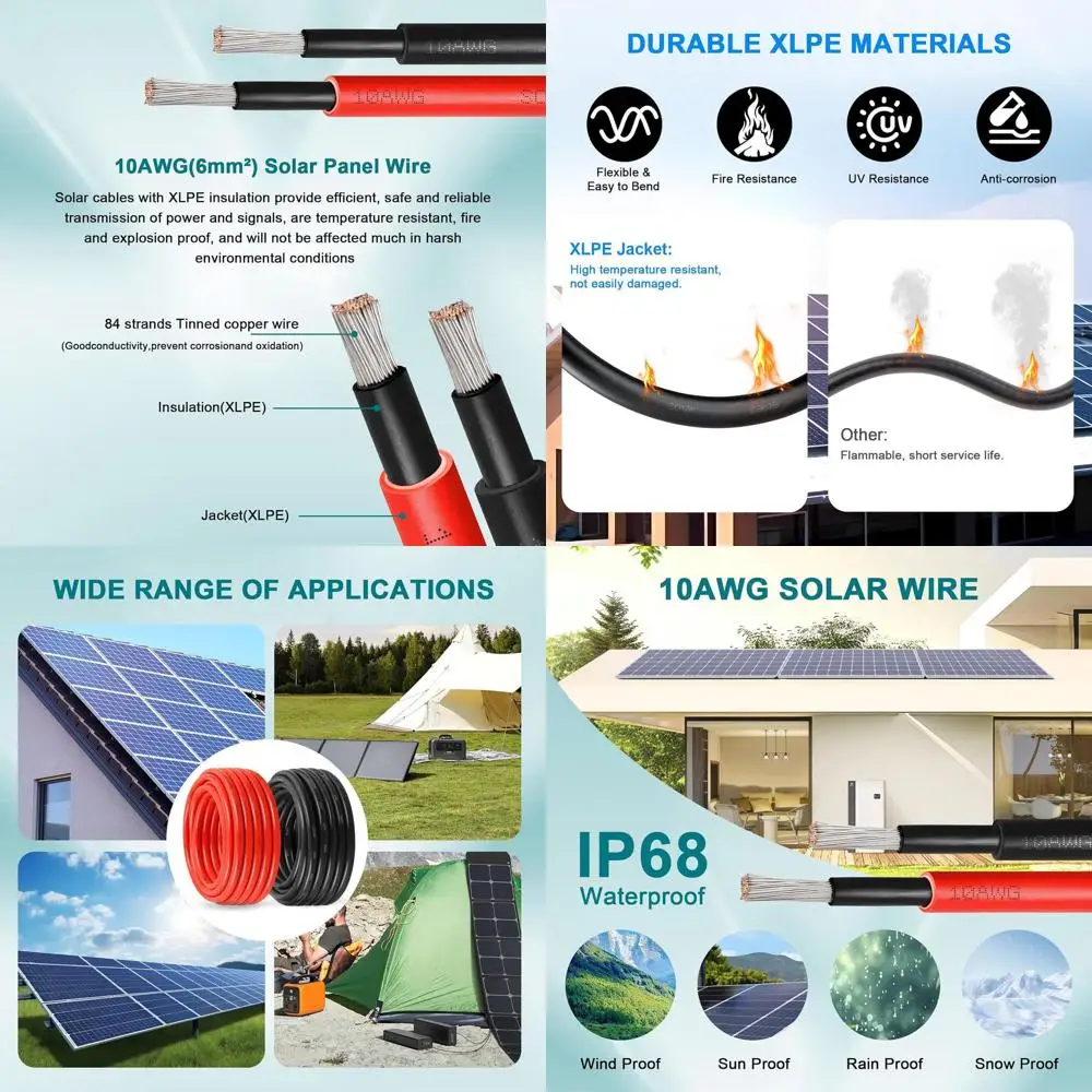 10 Awg 6Mm² 2 Pack …