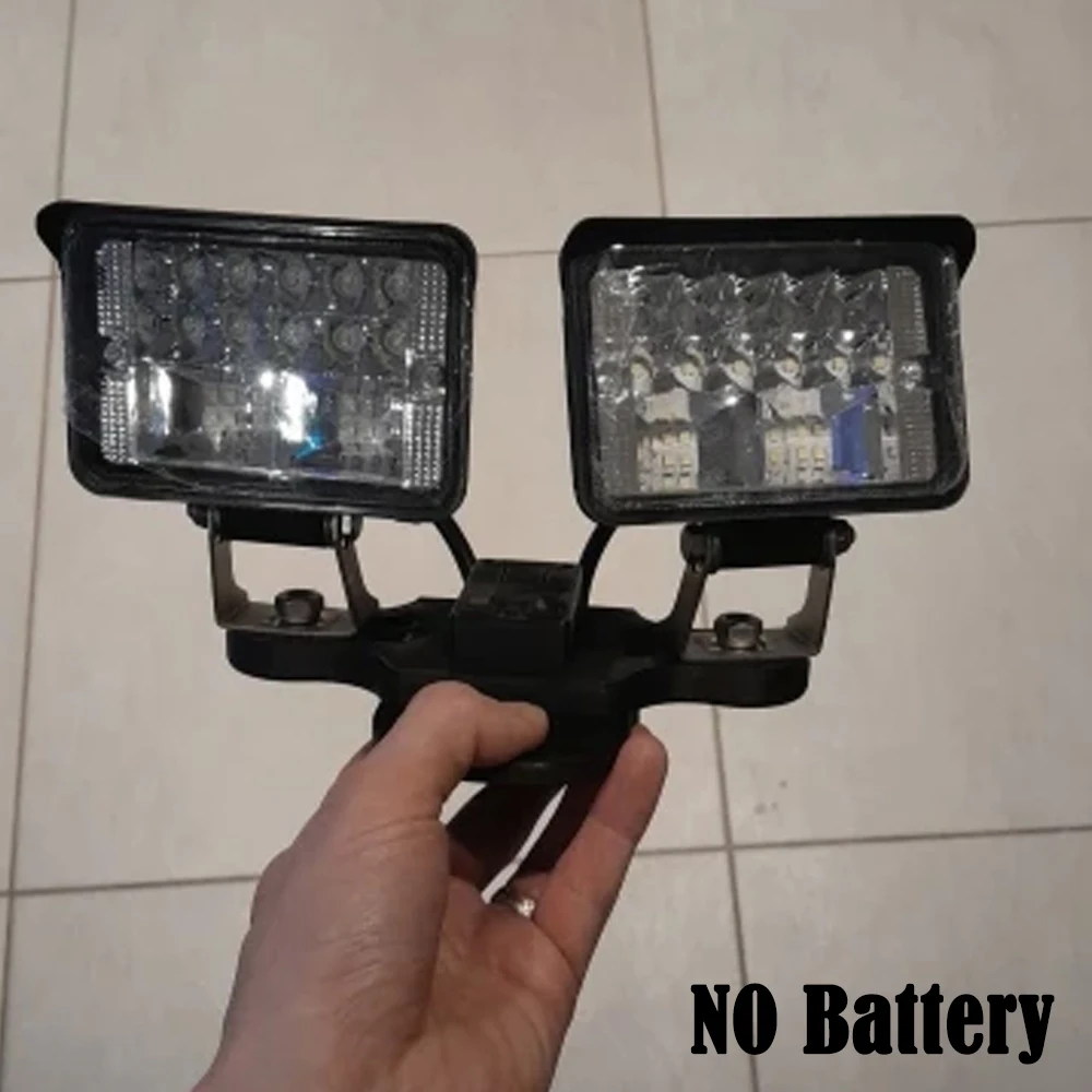 

Портативный светодиодный рабочий фонарь для литиевой батареи DeWalt/Milwaukee/ Ridgid AEG 18 В с USB-подсветкой для быстрой зарядки, лампа для путешествий и рыбалки