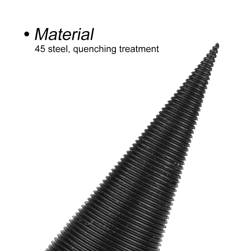 Imagem -04 - Broca de Lenha Divisor Haste Hexagonal Redonda Madeira Splitting Cone Reamer Punch Driver Bits Ferramentas para Trabalhar Madeira 32 mm