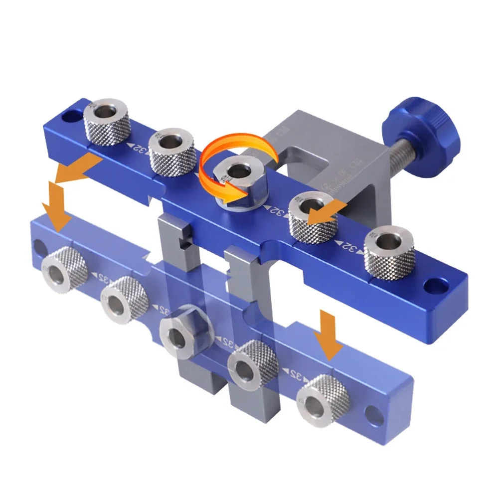 

Алюминиевый сплав 3 в 1, направляющая для сверления, шкаф, тянущее приспособление, монтажное оборудование, деревообработка, электрическая дрель, фрезерный дюбель, вспомогательный инструмент