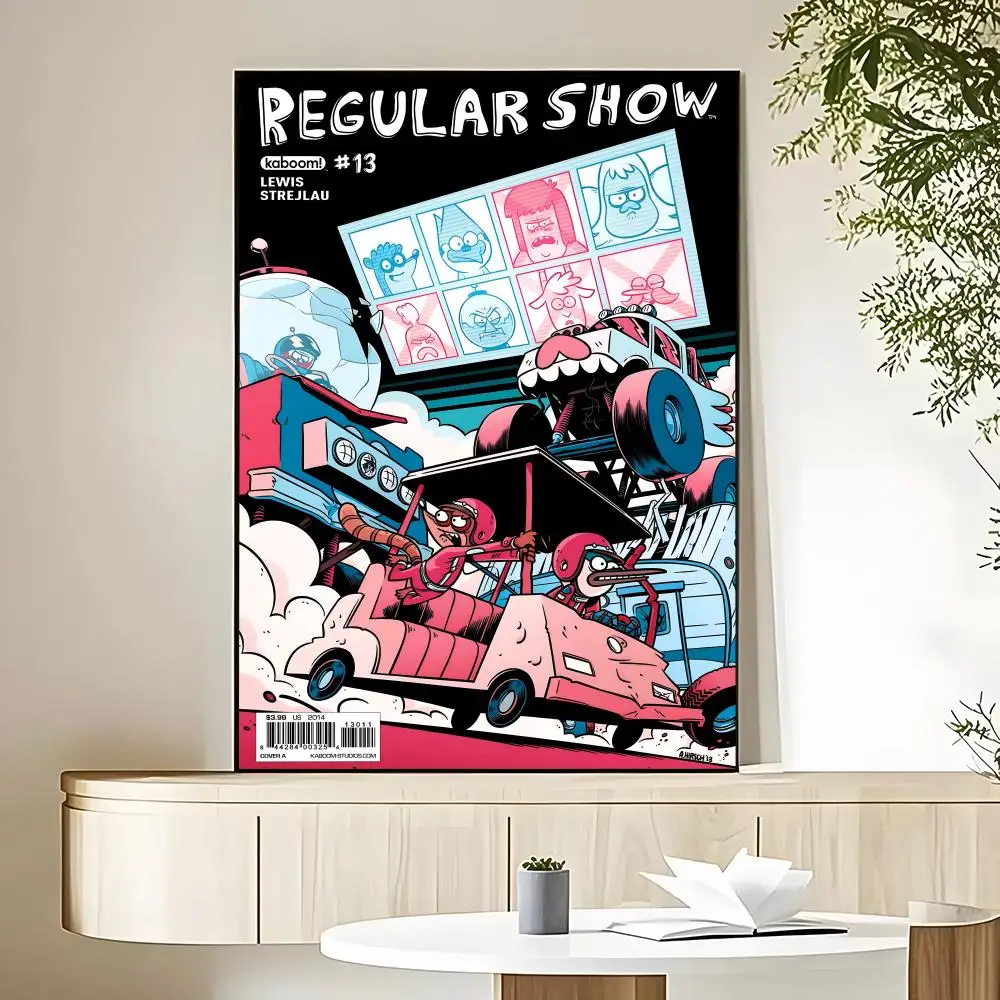 R-Regular Cartoon Show Poster HD Art Sticky Wall Waterproof Home Living Room Bedroom Bar Aesthetic Decoration