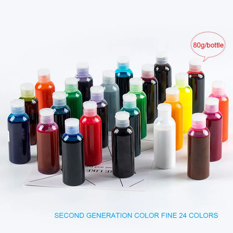 Pigmentos de Resina Epoxi de 80g, Segunda Generación, Altamente Concentrados, Color Brillante, Colorante Líquido de Precisión, Tinte para Hacer Joyería DIY