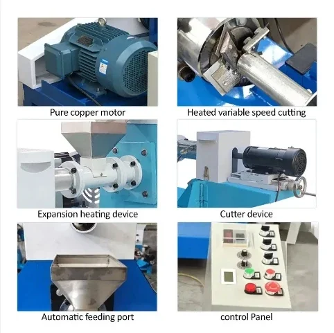 Pet Animal Feed Processing Machine Automatic Pet Food Extruder Fish Cat Dog Food Making Machine