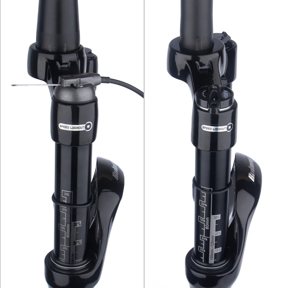 Bolany MTB fork magnesium alloy air pressure suspension 26 27.5 29 inch shoulder/wire control straight/conical tube lock fork