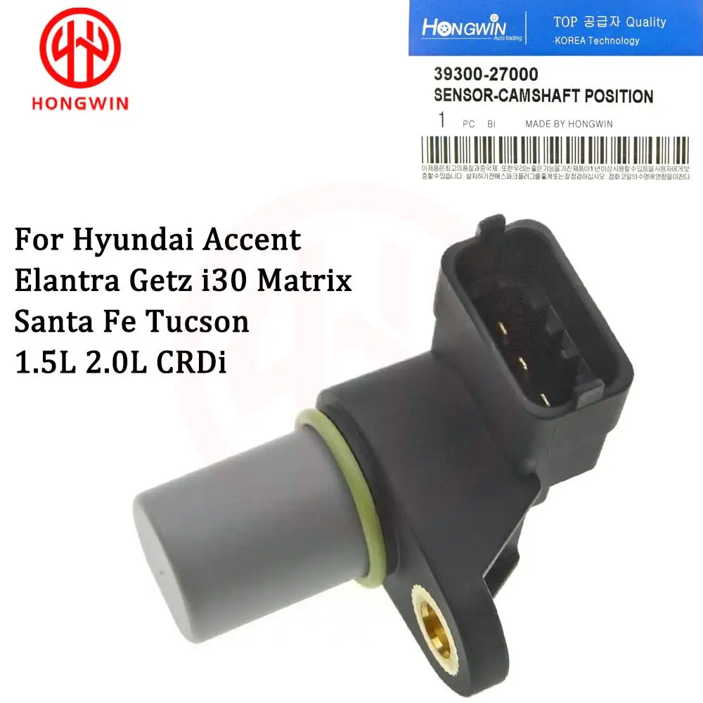 39180-27000,39300-27000 Crankshaft Camshaft Postion Sensor For Hyundai Accent Getz i30 Matrix 2.0 CRDi Santa FE Tucson Trajet