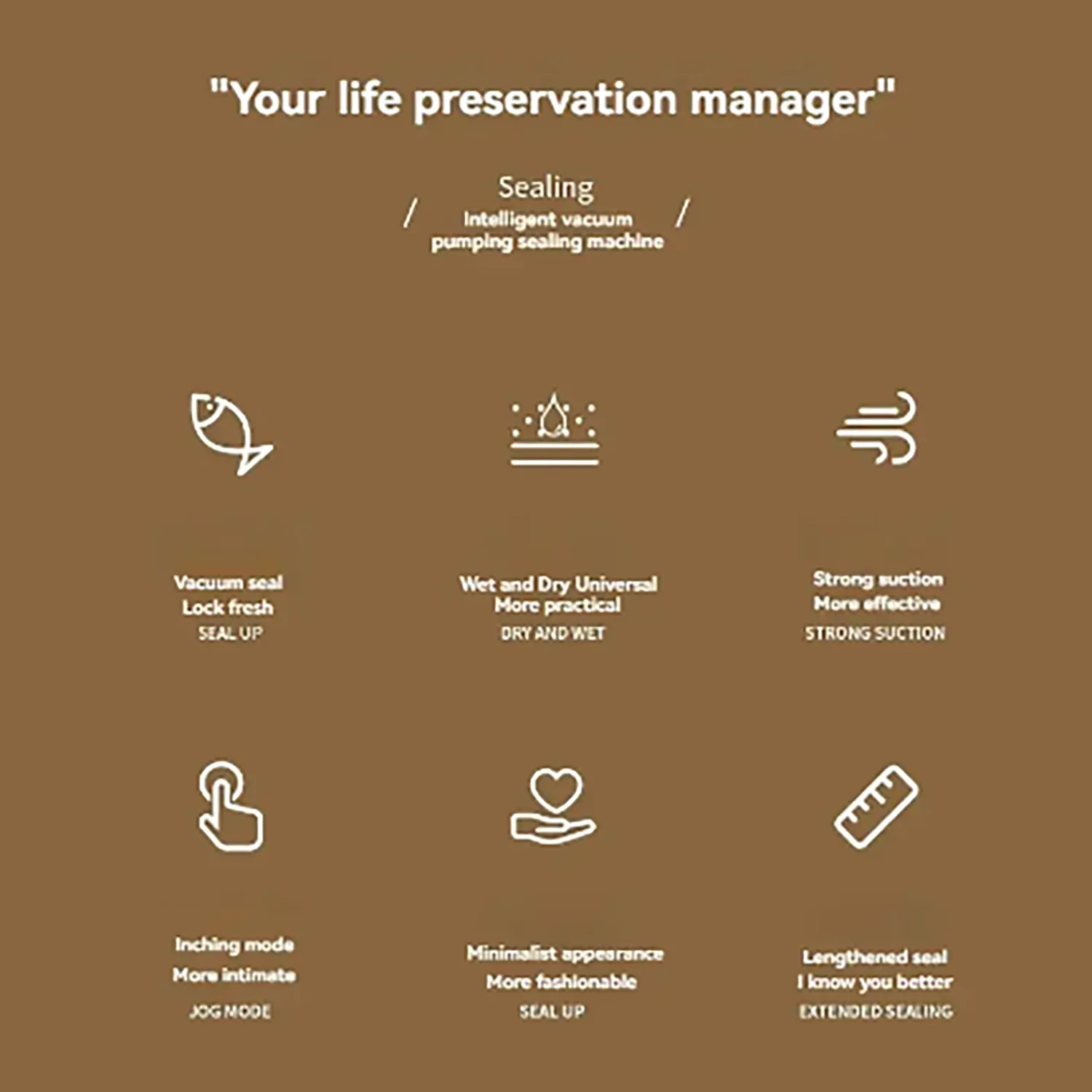 Food Sealing Portable Home Vacuum Kitchen Helper 220V Automatic Packaging Machine Food Vacuum Sealing Machine