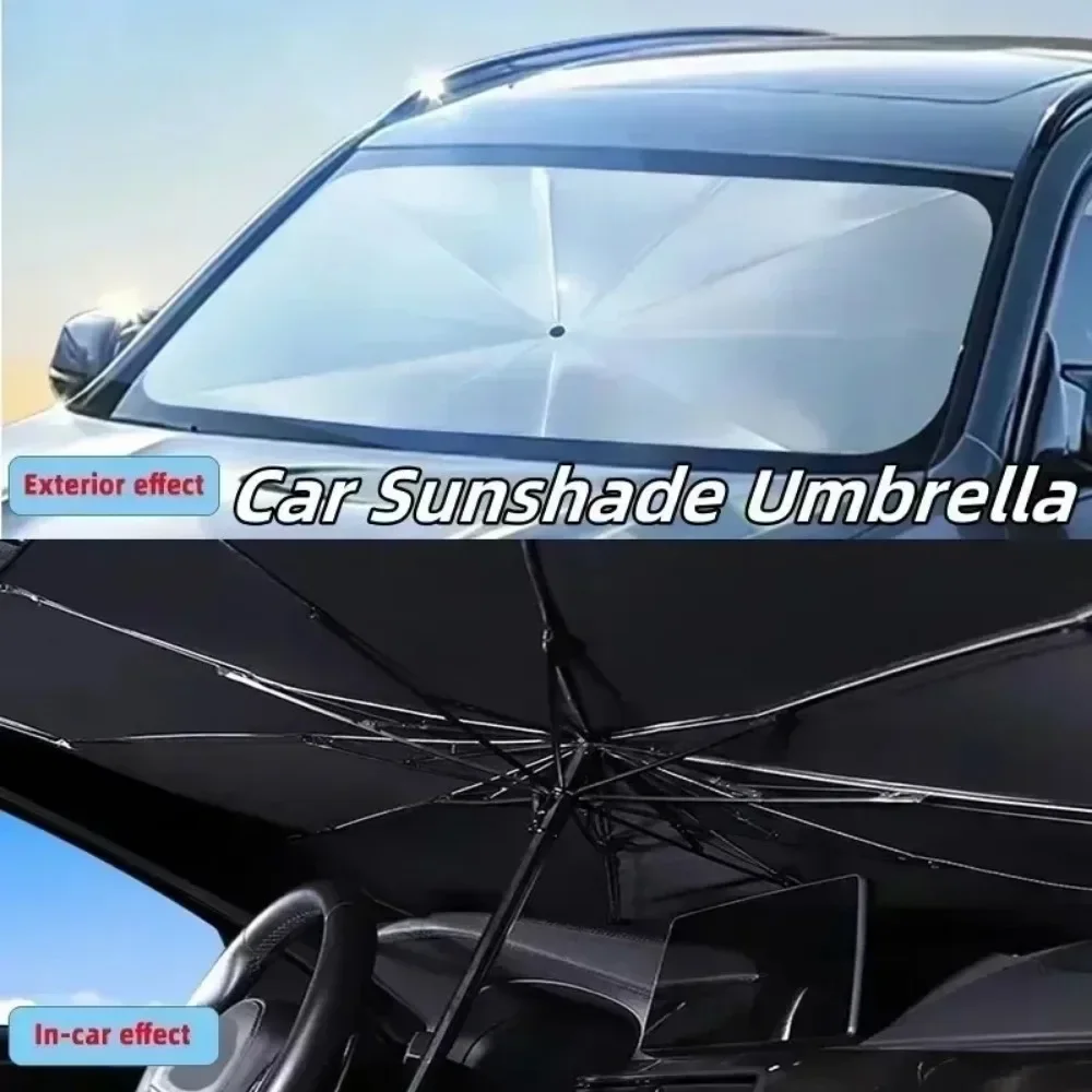 Obrázek 3: Auto slunečník skládací windsheild déštník slunce stín záclona auto přední okno slunečník slunce ochránce příslušenství amagi