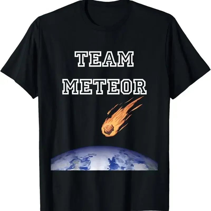 T-shirt de l'équipe Meteor Crashing Into Planet