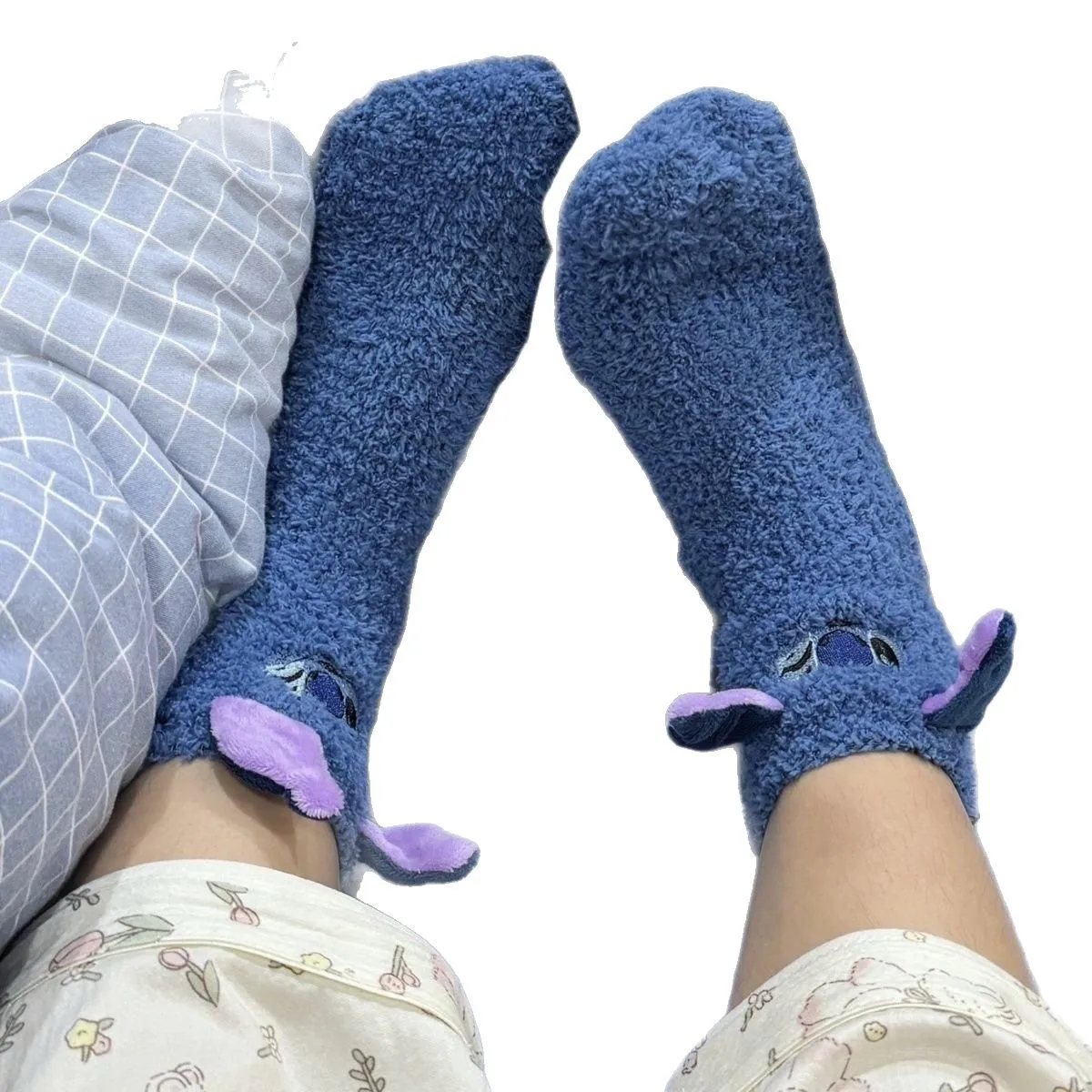 Disney point ange Anime Nick Wilde Judy Hopps laid mignon corail polaire chaussettes chaud en peluche maison chaussettes hiver maison vêtements de nuit cadeau