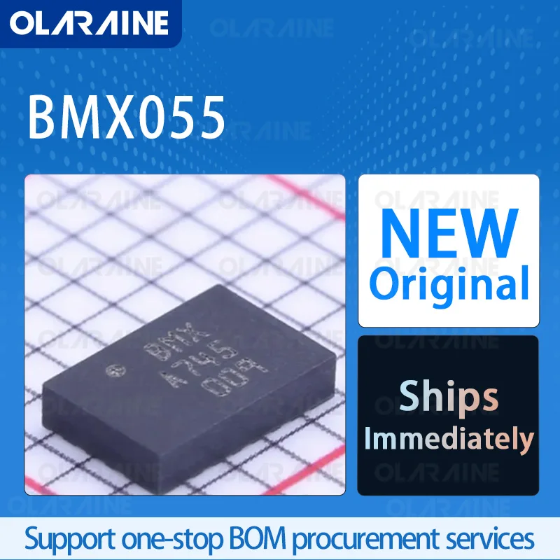 1/5/10Pcs BMX055 LGA-20 original ic chip IMU - Inertial Measurement Unit RoHSI2C, SPI Voltage -3.6 V Current 130 uA