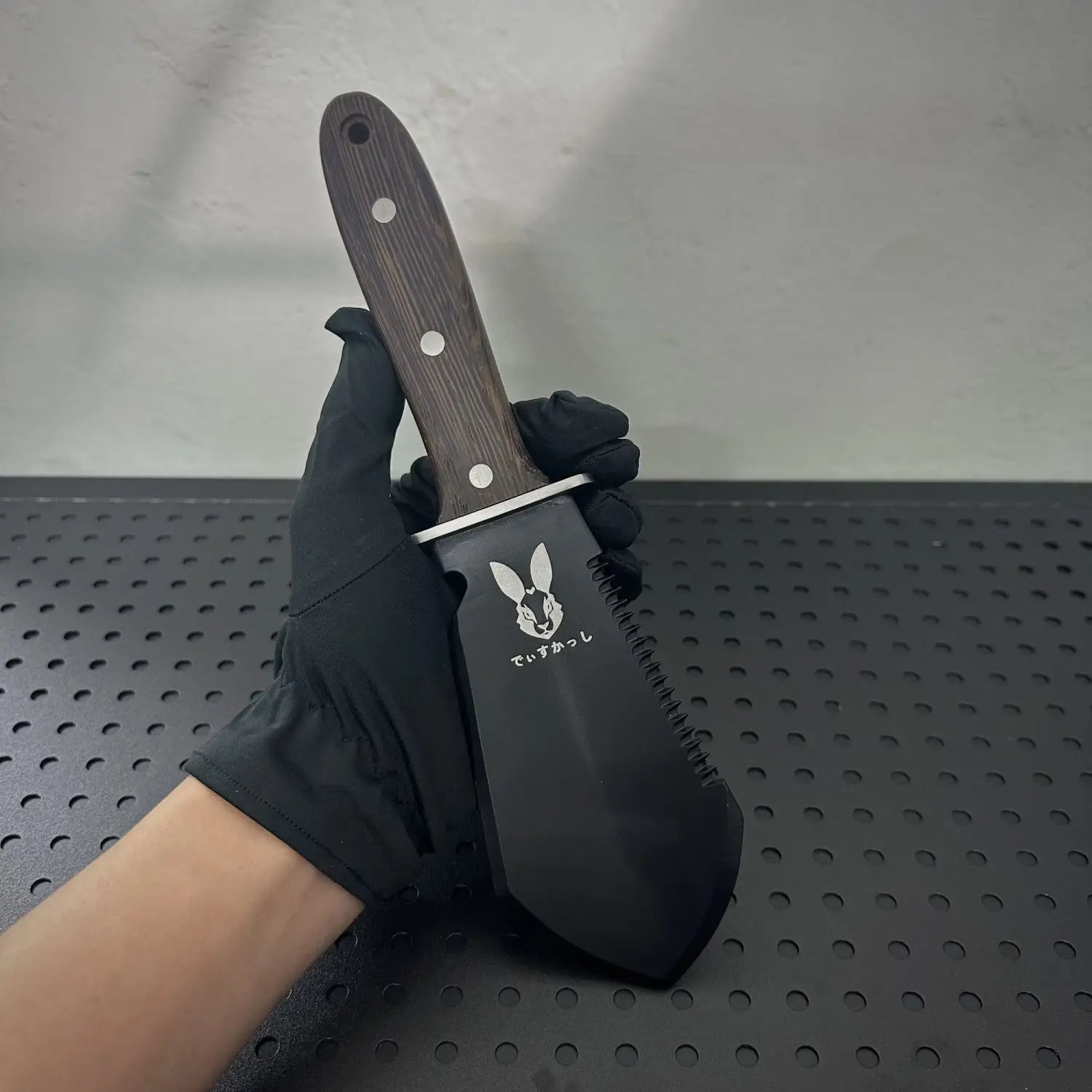 

Tactical Military Shovel - Portable Multitool for Camping&Survival, Foldable Tool with Pickaxe &Serrated Edge, Car Emergency Kit