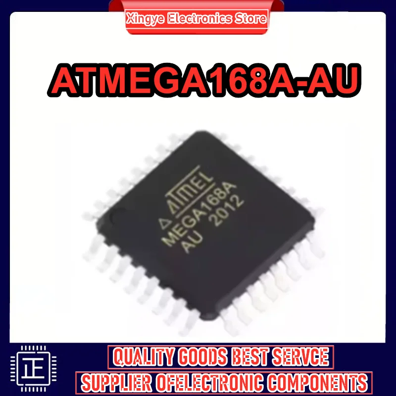 New Original ATMEGA168A-AU QFP-32 Microcontroller Chip
