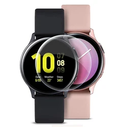 Película protectora completa para Samsung Galaxy watch active 2, Protector de pantalla 3D ultrafino, accesorios de 44mm y 40mm, 2 uds.