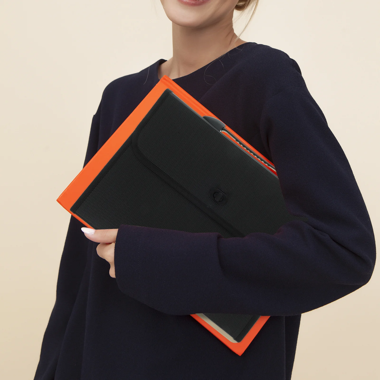 1 مجموعة مجلد مستندات محمول منظم الملفات الملونة سعة كبيرة متعدد الطبقات صندوق تخزين مكتب المنزل فاتورة إيصالات الورق