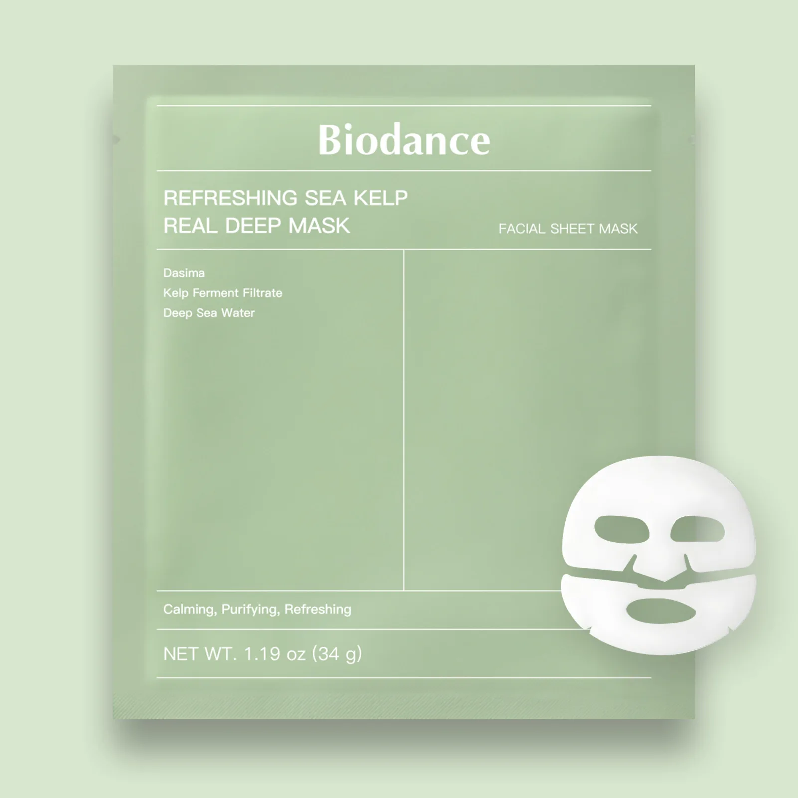 Biodance Kollagen-Gesichtsmaske Hochwirksame Hydratation und Feuchtigkeitspflege Verbessert die Hautelastizität Beruhigend und aufhellend Koreanisch