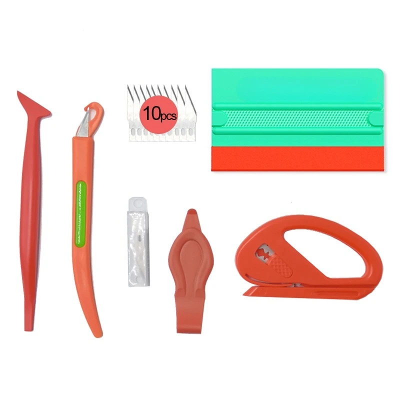 For car film tool set, window film color change car clothes set scraper