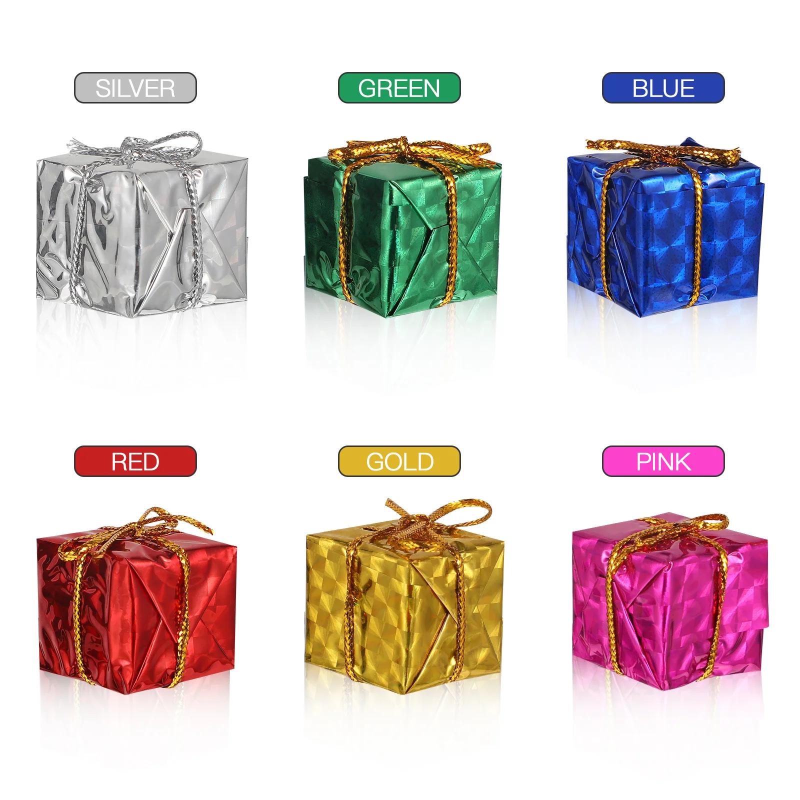 24 قطعة شجرة عيد الميلاد صناديق الهدايا الصغيرة زينة معلقة هدايا صغيرة ملفوفة هدايا عيد الميلاد هدايا عيد الميلاد صناديق هدايا صغيرة #5