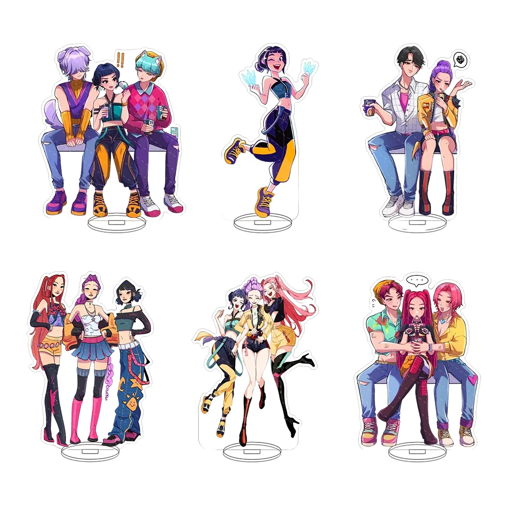 

Anime “K-Pop Demon Hunters” 15CM Acrylic Stand Rumi desktop decoration Friend Christmas Gifts