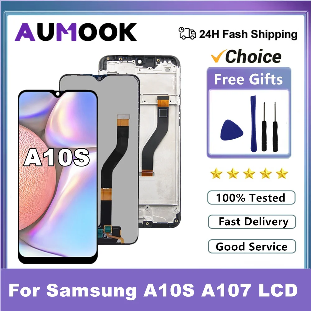 6.2'' A10S Display For Samsung Galaxy A10S A107 LCD A107F A107M LCD Display Touch Screen Digitizer Assembly For Samsung A107 LCD